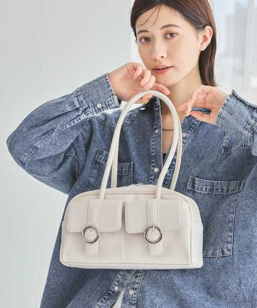 セール】バックルポケットボストンバッグ / 576000（ショルダーバッグ