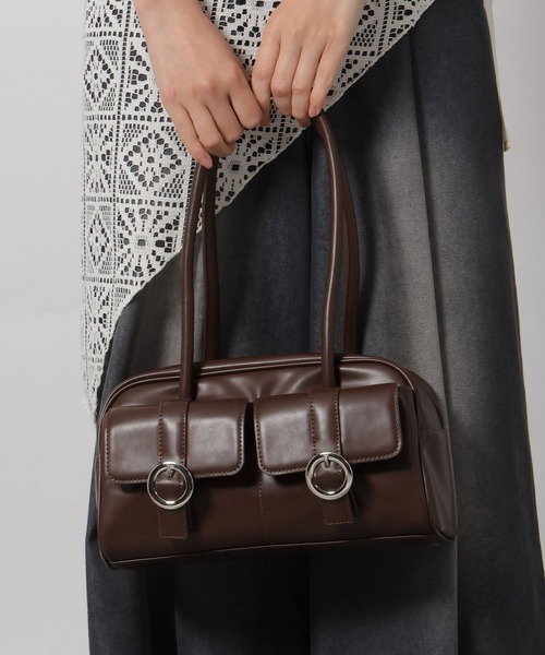 セール】バックルポケットボストンバッグ / 576000（ショルダーバッグ