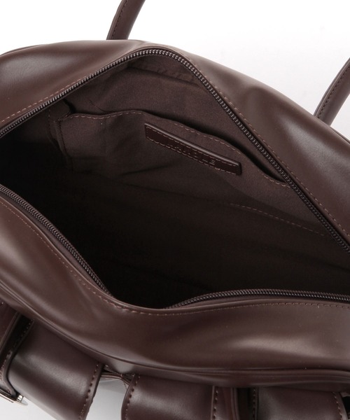 LAKOLE（ラコレ）の「バックルポケットボストンバッグ / 576000（ショルダーバッグ・レディース・ブラウン/ブラック/オフホワイト・FREE）」の22枚目の写真