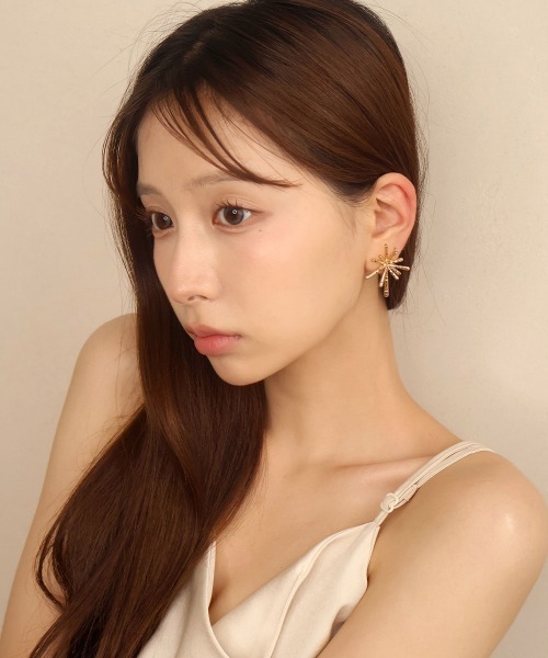CEMONEMO（セモネモ）の「【金属アレルギー対応】スパークル イヤリング / ニッケルフリー（イヤリング・レディース・ゴールド/シルバー・FREE）」の5枚目の写真
