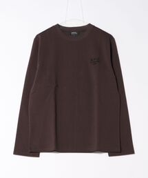 A.P.C. アーペーセー Tシャツ・カットソー 茶 S 0400725M0031 A.P.C ブラウン（茶色）系 S A.P.C.(アーペーセー) Tシャツ
