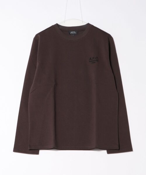 A.P.C.（アーペーセー）の「T-SHIRT OLIVER（Tシャツ/カットソー・メンズ・ブラック/ホワイト/カーキ/ブラウン系その他/ダークネイビー・S/M/L/XS/XL）」の3枚目の写真