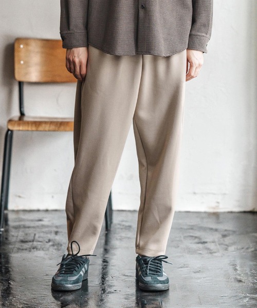 CAMBIO(カンビオ)の「mp13974- 立体シルエットポンチスウェットパンツ(BP-BEA0060)(スウェットパンツ・メンズ・ブラック/ベージュ/グレー・S/M/L)」の18枚目の写真