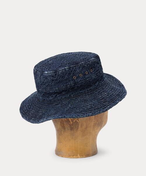 【新品タグ付き】RRL バケットハット インディゴ ジャカード バケット ハット（ハット）｜RRL（ダブル