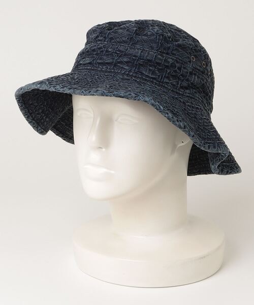 インディゴ ジャカード バケット ハット(ハット)|RRL(ダブル インディゴ ジャカード バケット ハット(ハット)|RRL(ダブル