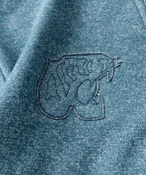 ADAMASTE（アダマスト）の「Sparkle Sweat Zip-Up Cardigan - スパークルスウェットジップアップカーディガン（カーディガン/ボレロ・メンズ・グリーン/ブラック/グレー・MEDIUM/LARGE）」の17枚目の写真