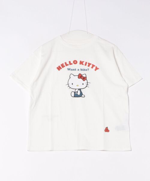 Ungrid（アングリッド）の「【ハローキティーコラボ】ロゴデザインTee（Tシャツ/カットソー・レディース・ブラック/オフホワイト・FREE）」の2枚目の写真