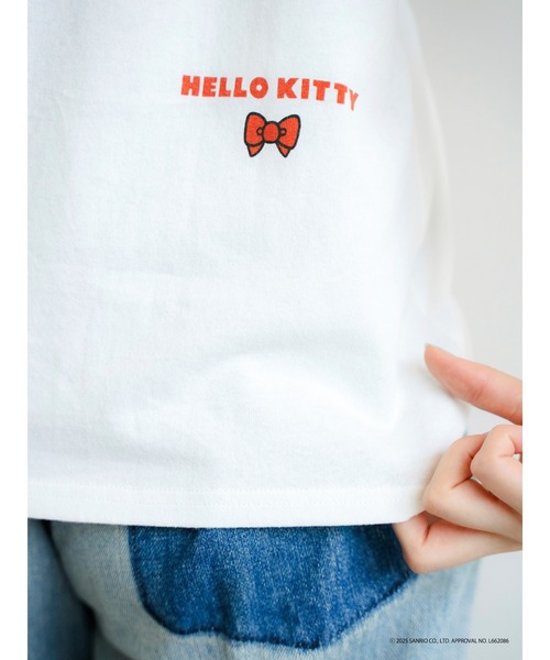 Ungrid（アングリッド）の「【ハローキティーコラボ】ロゴデザインTee（Tシャツ/カットソー・レディース・ブラック/オフホワイト・FREE）」の8枚目の写真