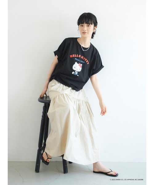 Ungrid（アングリッド）の「【ハローキティーコラボ】ロゴデザインTee（Tシャツ/カットソー・レディース・ブラック/オフホワイト・FREE）」の19枚目の写真