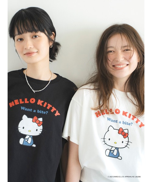 Ungrid（アングリッド）の「【ハローキティーコラボ】ロゴデザインTee（Tシャツ/カットソー・レディース・ブラック/オフホワイト・FREE）」の22枚目の写真