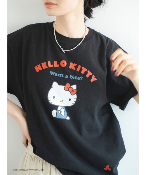 Ungrid（アングリッド）の「【ハローキティーコラボ】ロゴデザインTee（Tシャツ/カットソー・レディース・ブラック/オフホワイト・FREE）」の15枚目の写真