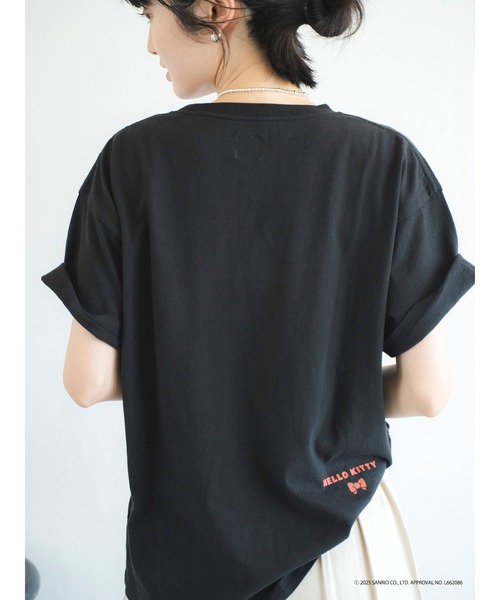 Ungrid（アングリッド）の「【ハローキティーコラボ】ロゴデザインTee（Tシャツ/カットソー・レディース・ブラック/オフホワイト・FREE）」の16枚目の写真