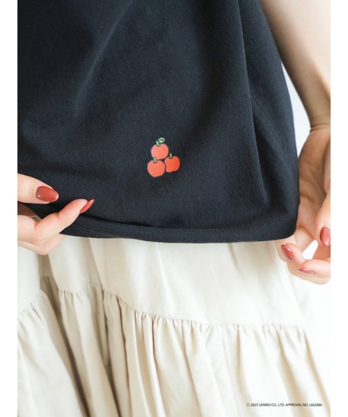 Ungrid（アングリッド）の「【ハローキティーコラボ】ロゴデザインTee（Tシャツ/カットソー・レディース・ブラック/オフホワイト・FREE）」の17枚目の写真