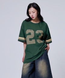 AGOD（エージーオーディー）の「【Vini】オーバーフィット ヴィンテージラグビー半袖Tシャツ（Tシャツ/カットソー）」