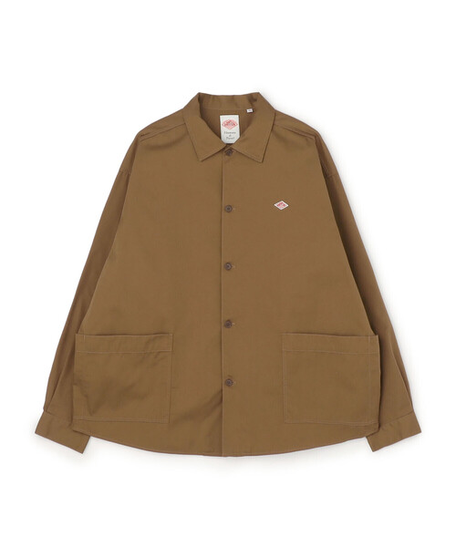 シャツ/ブラウス(長袖/七分) Danton MEN'S T/C TWILL LONG SLEEVE SHIRT（シャツ/ブラウス）｜DANTON