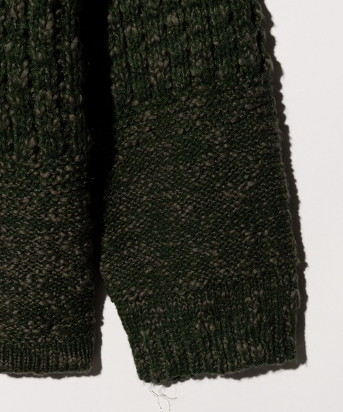 glamb(グラム)の「Backstage Knit / バックステージニット(ニット/セーター・メンズ・ブラック/カーキ・S/M/L)」の14枚目の写真