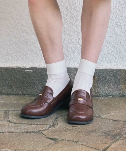 F i.n.t（フィント）の「コインローファー/fint フィント（ローファー・レディース・ブラウン/ブラック・L/M/S）」の3枚目の写真