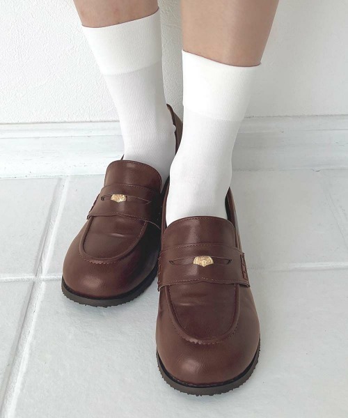 F i.n.t（フィント）の「コインローファー/fint フィント（ローファー・レディース・ブラウン/ブラック・L/M/S）」の4枚目の写真