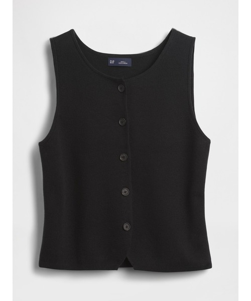 GAP（ギャップ）の「Cashsoft カシミヤタッチ ライトウェイト テーラードベスト（ベスト・レディース・ブラウン/ブラック・S/M/L/XL/XS/XXS）」の9枚目の写真