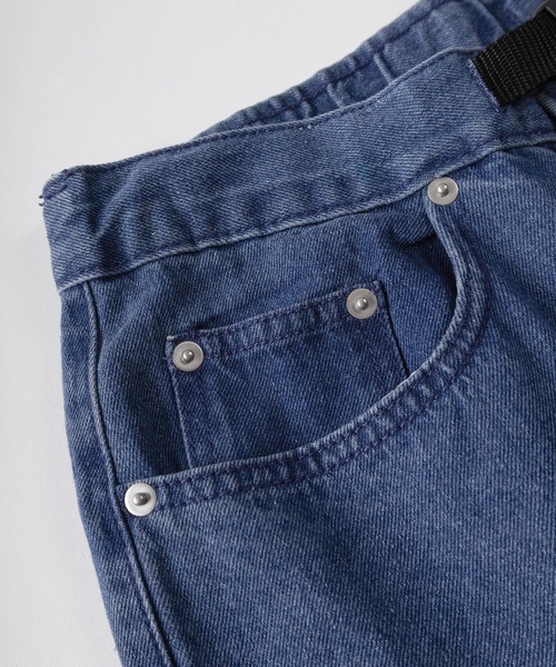 GERRY（ジェリー）の「【78】【GERRY/ジェリー】ブランドロゴ刺繍 デニムバレルレッグパンツ（デニムパンツ・メンズ・ブラック/グレー/ワンウォッシュ/ブルー・M/L/XL/S）」の8枚目の写真