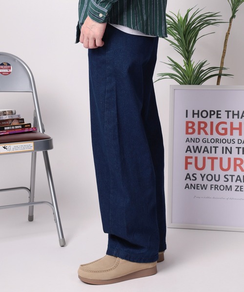 GERRY（ジェリー）の「【78】【GERRY/ジェリー】ブランドロゴ刺繍 デニムバレルレッグパンツ（デニムパンツ・メンズ・ブラック/グレー/ワンウォッシュ/ブルー・M/L/XL/S）」の20枚目の写真