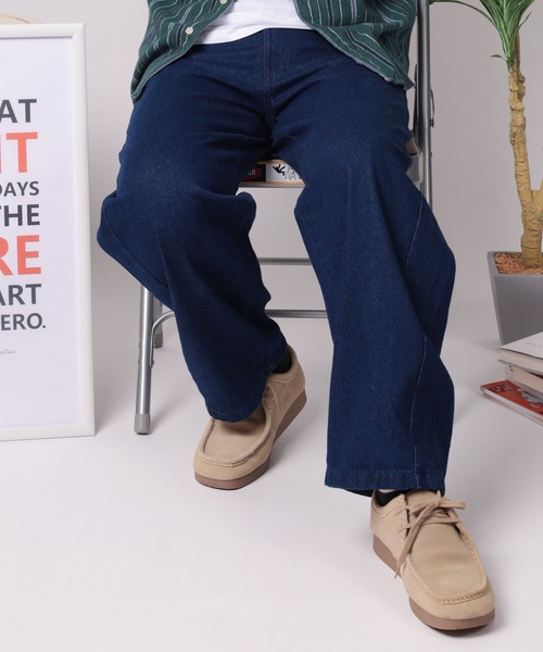 GERRY（ジェリー）の「【78】【GERRY/ジェリー】ブランドロゴ刺繍 デニムバレルレッグパンツ（デニムパンツ・メンズ・ブラック/グレー/ワンウォッシュ/ブルー・M/L/XL/S）」の18枚目の写真