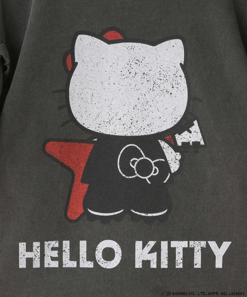 LOWRYS FARM（ローリーズファーム）の「【HELLO KITTY】ロックフリルＴシャツ　 572654（Tシャツ/カットソー・キッズ・チャコールグレー/オフホワイト・110cm/120cm/130cm/140cm/150cm）」の11枚目の写真