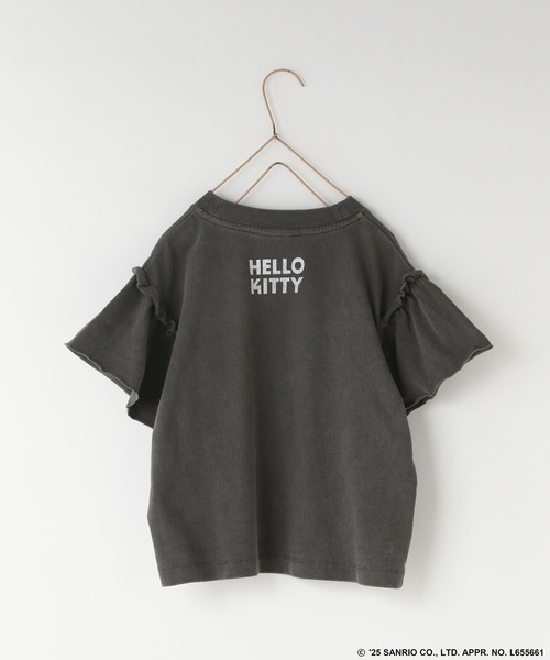 LOWRYS FARM（ローリーズファーム）の「【HELLO KITTY】ロックフリルＴシャツ　 572654（Tシャツ/カットソー・キッズ・チャコールグレー/オフホワイト・110cm/120cm/130cm/140cm/150cm）」の10枚目の写真