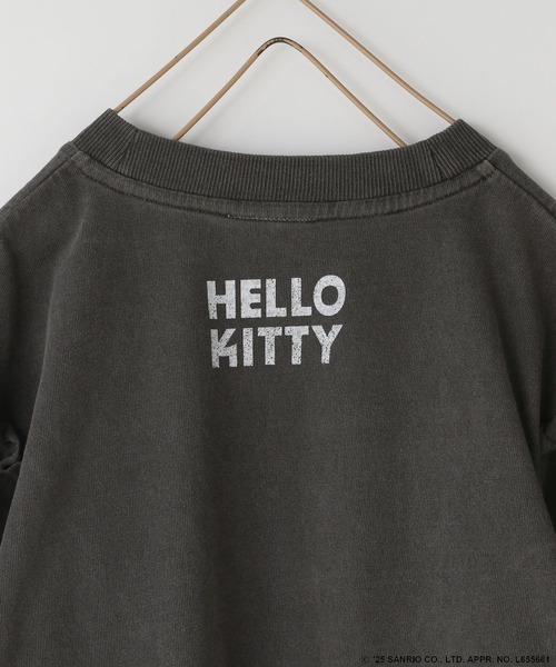 LOWRYS FARM（ローリーズファーム）の「【HELLO KITTY】ロックフリルＴシャツ　 572654（Tシャツ/カットソー・キッズ・チャコールグレー/オフホワイト・110cm/120cm/130cm/140cm/150cm）」の9枚目の写真