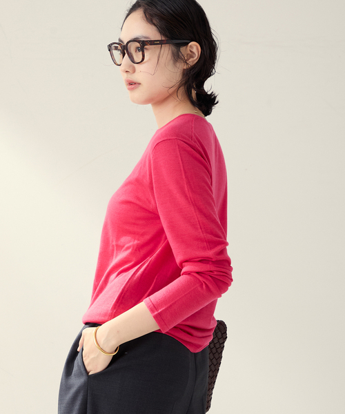 CU WO Fine Knit New プルオーバー（ニット/セーター）｜Plage