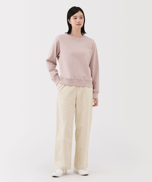 無印良品（ムジルシリョウヒン）の「婦人　ストレッチコーデュロイ　イージーストレートパンツ（その他パンツ・レディース・ネイビー/ダークグレー/スモーキーグリーン系/スモークピンク/アイボリー・XL/L/M/S）」の17枚目の写真