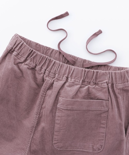 無印良品（ムジルシリョウヒン）の「婦人　ストレッチコーデュロイ　イージーストレートパンツ（その他パンツ・レディース・ネイビー/ダークグレー/スモーキーグリーン系/スモークピンク/アイボリー・XL/L/M/S）」の11枚目の写真