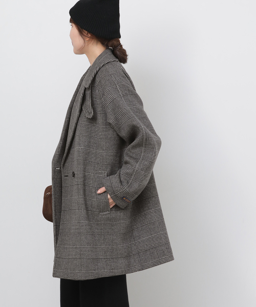 25AW新作］スーパーファインビーバーハーフコート（その他アウター