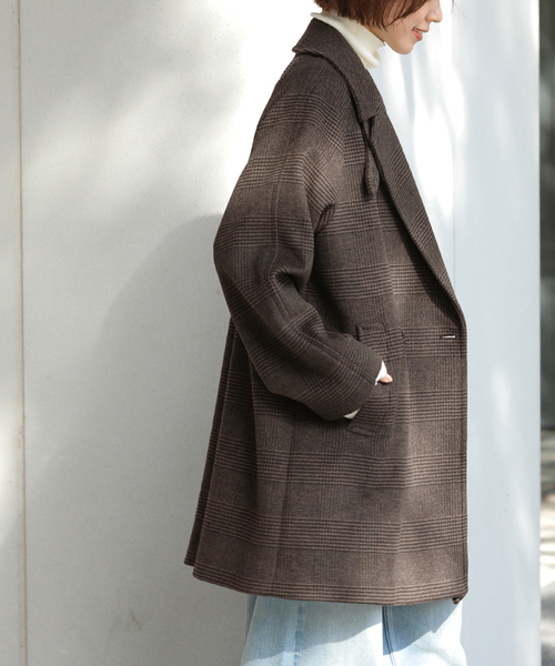 新品✨ジャーナルスタンダードレリューム　スーパーファインビーバー ウールコート 25AW新作］スーパーファインビーバーハーフコート（その他