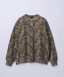 【SLICK/スリック】Camouflage Print Sweatshirt/カモフラージュスウェットプルオーバー / ヘビィーウェイト/セットアップ