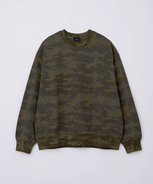 SLICK(スリック)の「【SLICK/スリック】Camouflage Print Sweatshirt/カモフラージュスウェットプルオーバー / ヘビィーウェイト/セットアップ(スウェット・メンズ・ウッドランド/リアルツリーカモ・1/2/3)」の13枚目の写真