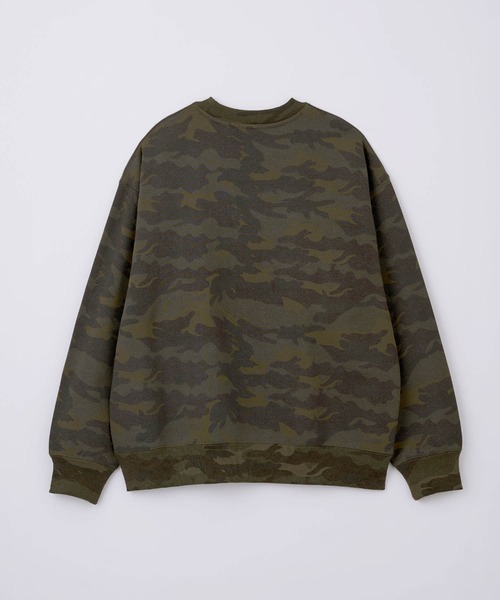 SLICK(スリック)の「【SLICK/スリック】Camouflage Print Sweatshirt/カモフラージュスウェットプルオーバー / ヘビィーウェイト/セットアップ(スウェット・メンズ・ウッドランド/リアルツリーカモ・1/2/3)」の9枚目の写真