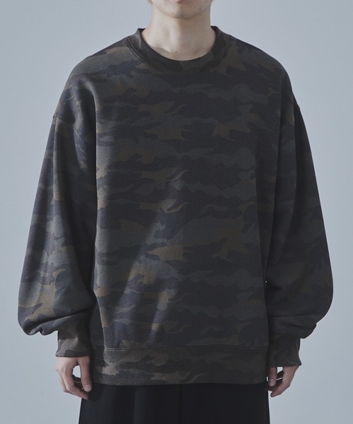 SLICK(スリック)の「【SLICK/スリック】Camouflage Print Sweatshirt/カモフラージュスウェットプルオーバー / ヘビィーウェイト/セットアップ(スウェット・メンズ・ウッドランド/リアルツリーカモ・1/2/3)」の15枚目の写真