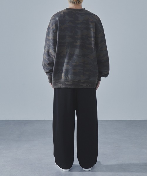 SLICK(スリック)の「【SLICK/スリック】Camouflage Print Sweatshirt/カモフラージュスウェットプルオーバー / ヘビィーウェイト/セットアップ(スウェット・メンズ・ウッドランド/リアルツリーカモ・1/2/3)」の8枚目の写真