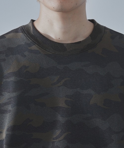 SLICK(スリック)の「【SLICK/スリック】Camouflage Print Sweatshirt/カモフラージュスウェットプルオーバー / ヘビィーウェイト/セットアップ(スウェット・メンズ・ウッドランド/リアルツリーカモ・1/2/3)」の14枚目の写真