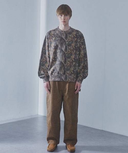 SLICK(スリック)の「【SLICK/スリック】Camouflage Print Sweatshirt/カモフラージュスウェットプルオーバー / ヘビィーウェイト/セットアップ(スウェット・メンズ・ウッドランド/リアルツリーカモ・1/2/3)」の16枚目の写真