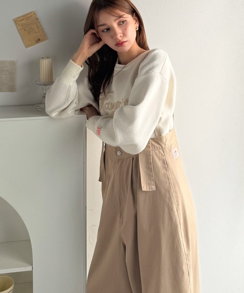 Java（ジャバ）の「《JaVaジャバコラボ》着心地抜群でオールシーズン使える！綿100%　タック入りバレルレッグサロペット（サロペット/オーバーオール・レディース・ワンウォッシュ/ベージュ/ブラック・MEDIUM/LARGE/X-LARGE/SMALL）」の15枚目の写真