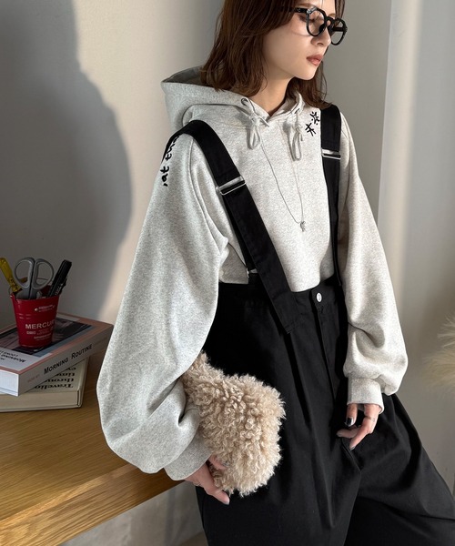 Java（ジャバ）の「《JaVaジャバコラボ》着心地抜群でオールシーズン使える！綿100%　タック入りバレルレッグサロペット（サロペット/オーバーオール・レディース・ワンウォッシュ/ベージュ/ブラック・MEDIUM/LARGE/X-LARGE/SMALL）」の4枚目の写真