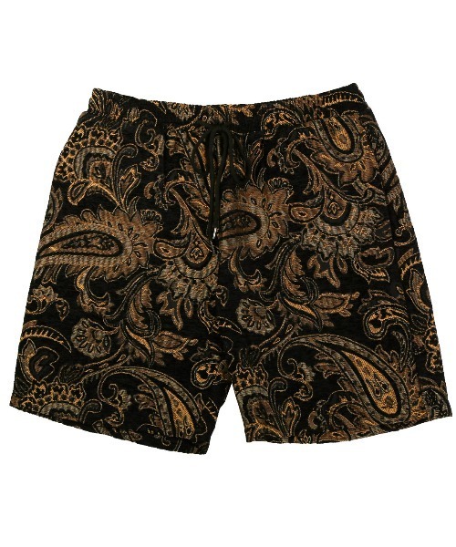 WEWILL ペイズリー柄ショートパンツ　ブラウン ゴブラン織りペイズリー柄ショートパンツ（その他パンツ）｜LUXSTYLE