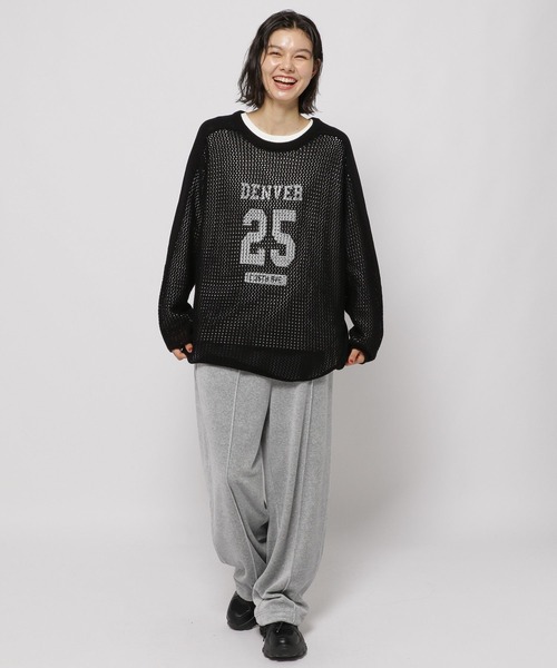 niko and...(ニコアンド)の「2WAYナンバリングプルオーバー(Tシャツ/カットソー・レディース・ブラック/アイボリー/ネイビー・FREE)」の5枚目の写真