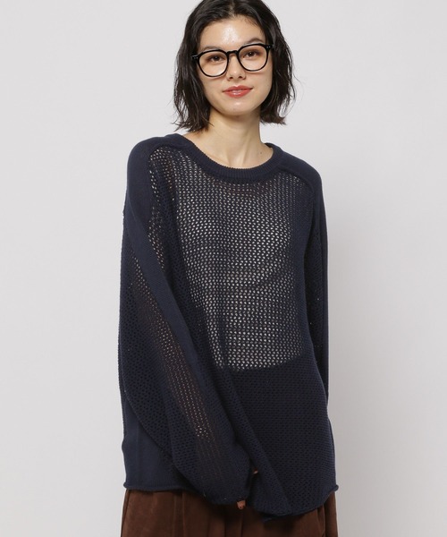 新品❤️マークアンドロナ❤️プルオーバー 楽天市場】【SALE／40%OFF】ハーフZIPラインニットプルオーバー