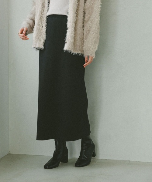 GLOBAL WORK（グローバルワーク）の「スウェットライクニットナロースカート/571364（スカート・レディース・ボルドー/ブラウン/ブラック/グレー・SMALL/MEDIUM/LARGE）」の18枚目の写真