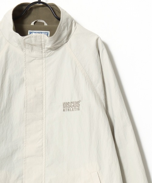 DISCUS（ディスカス）の「DISCUS/ディスカス Fleece Lining Nylon Jacket/オーバーサイズ 裏フリース ナイロンジャケット/トラックジャケット/ブルゾン/レディース メンズ（ナイロンジャケット・レディース・ブラック/ベージュ/ネイビー/アイボリー・LL/M/L）」の20枚目の写真