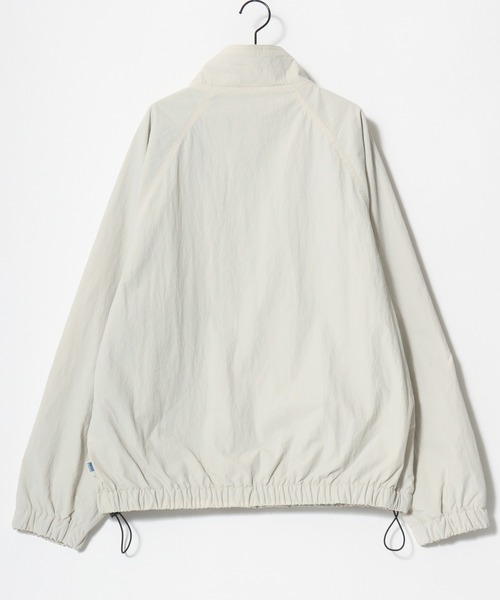 DISCUS（ディスカス）の「DISCUS/ディスカス Fleece Lining Nylon Jacket/オーバーサイズ 裏フリース ナイロンジャケット/トラックジャケット/ブルゾン/レディース メンズ（ナイロンジャケット・レディース・ブラック/ベージュ/ネイビー/アイボリー・LL/M/L）」の15枚目の写真