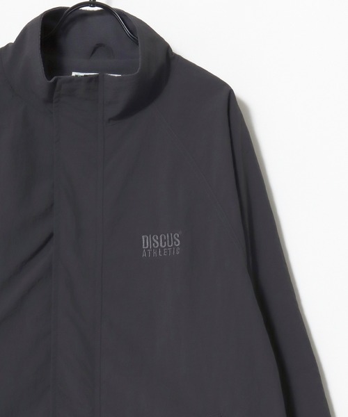 DISCUS（ディスカス）の「DISCUS/ディスカス Fleece Lining Nylon Jacket/オーバーサイズ 裏フリース ナイロンジャケット/トラックジャケット/ブルゾン/レディース メンズ（ナイロンジャケット・レディース・ブラック/ベージュ/ネイビー/アイボリー・LL/M/L）」の19枚目の写真